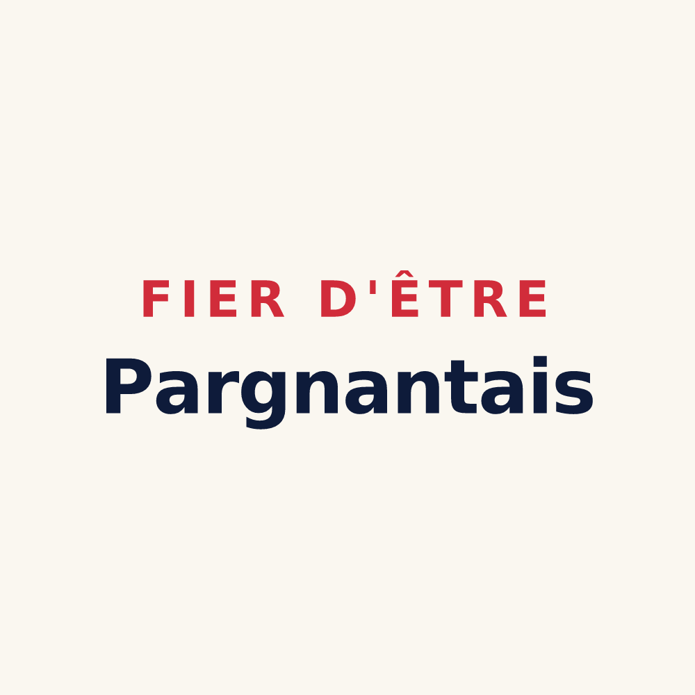 Tasse « Fier d'être Pargnantais » — design pour Pargnan