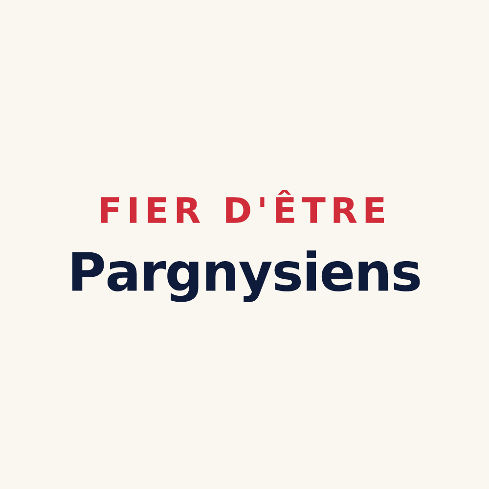 Tasse « Fier d'être Pargnysiens » — design pour Pargny-sur-Saulx