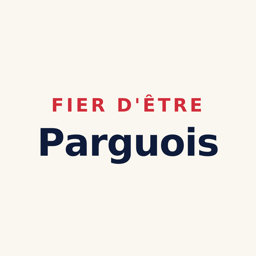Tasse « Fier d'être Parguois » — design pour Pargues