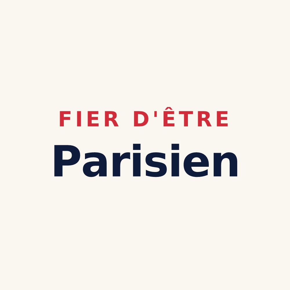 Tasse « Fier d'être Parisien » — design pour Paris