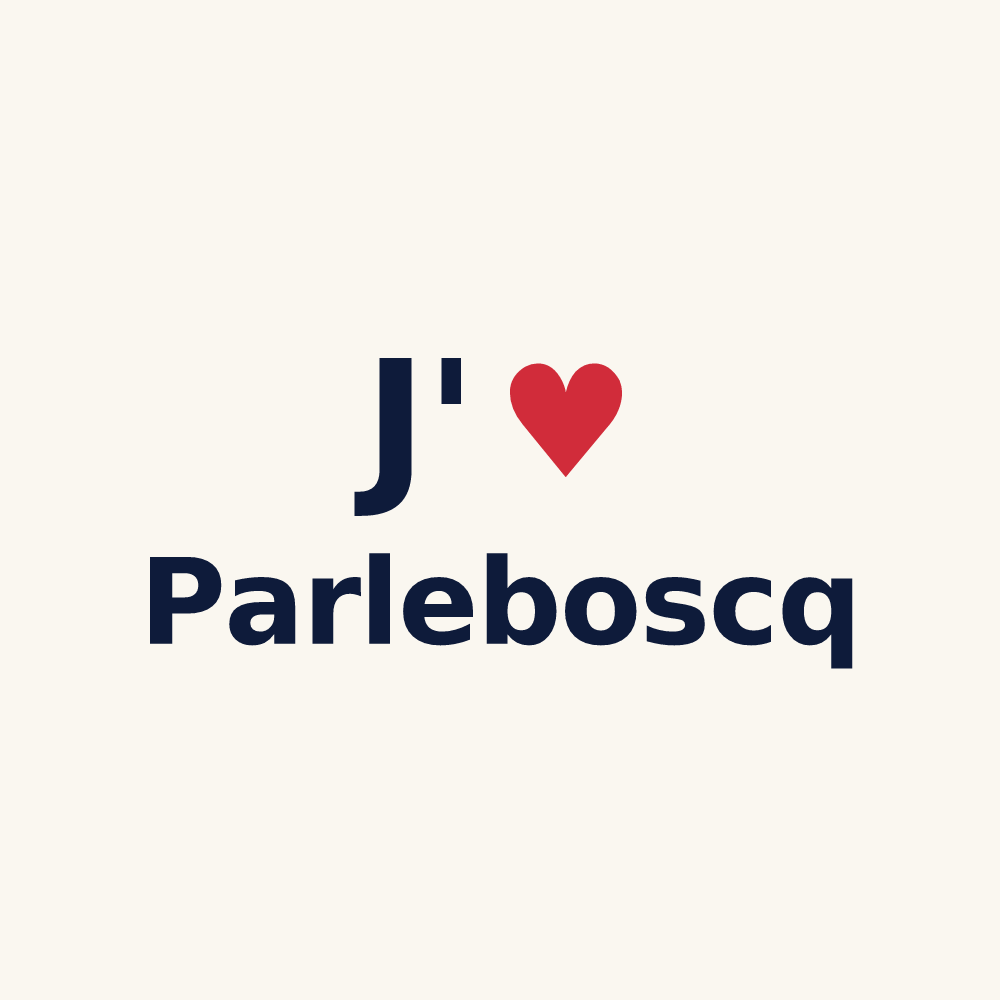 Tasse personnalisée Parleboscq — design J'aime Parleboscq