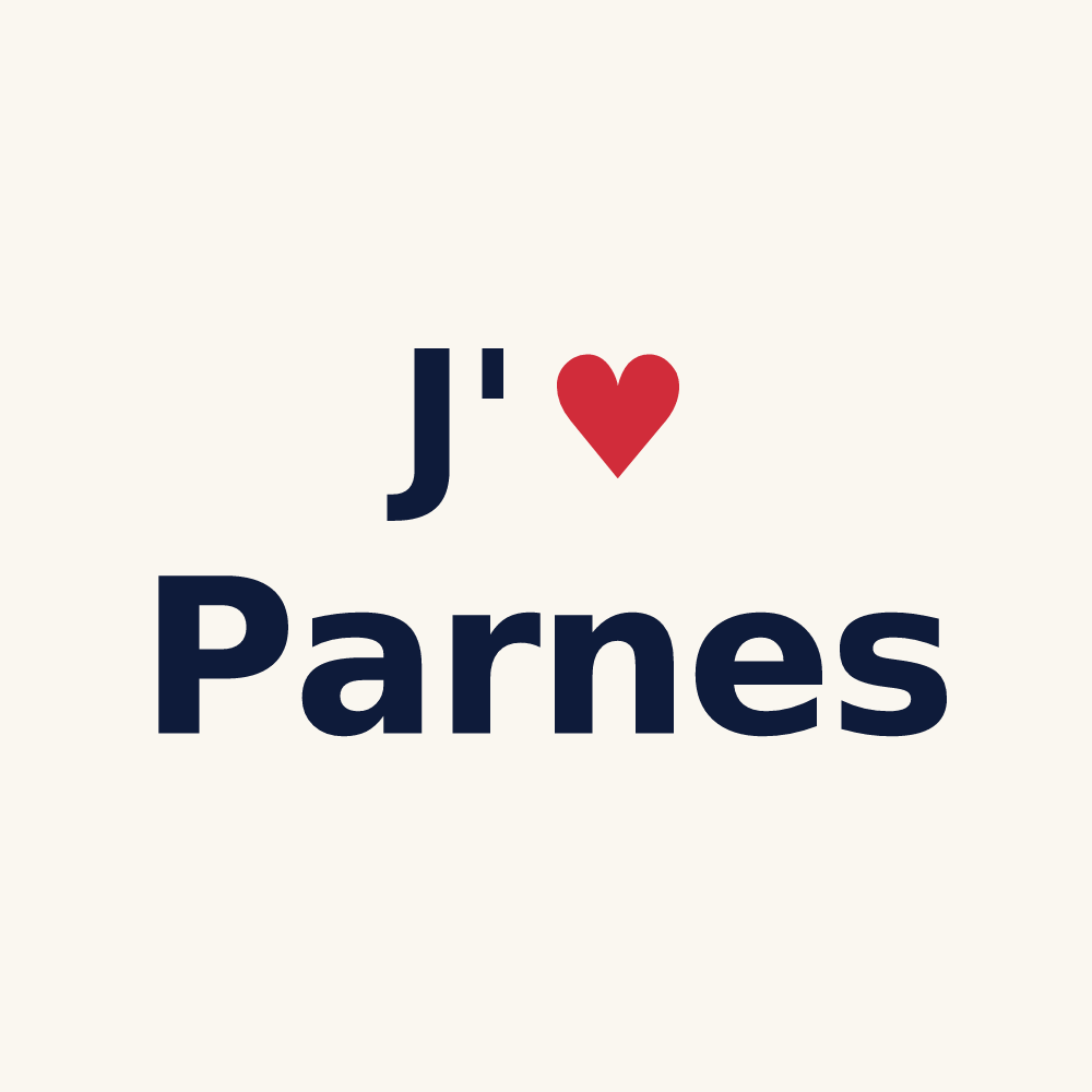 Tasse personnalisée Parnes — design J'aime Parnes