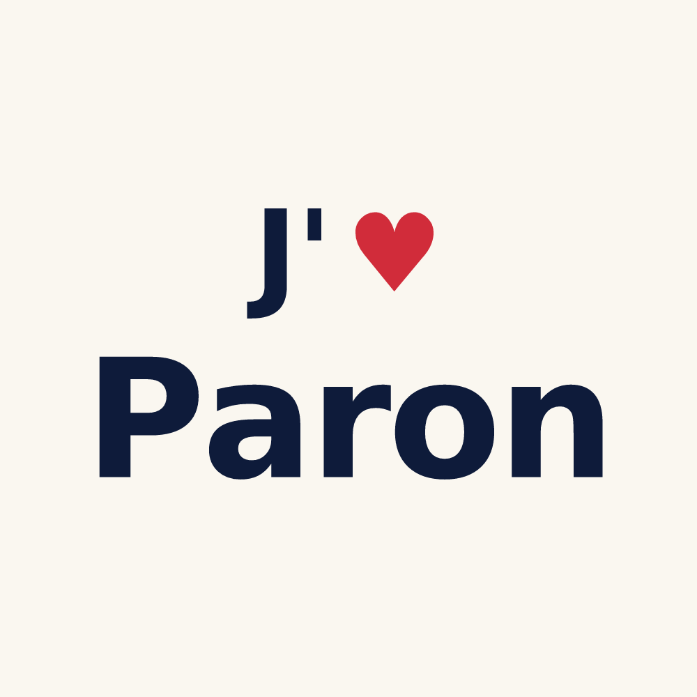 Tasse personnalisée Paron — design J'aime Paron