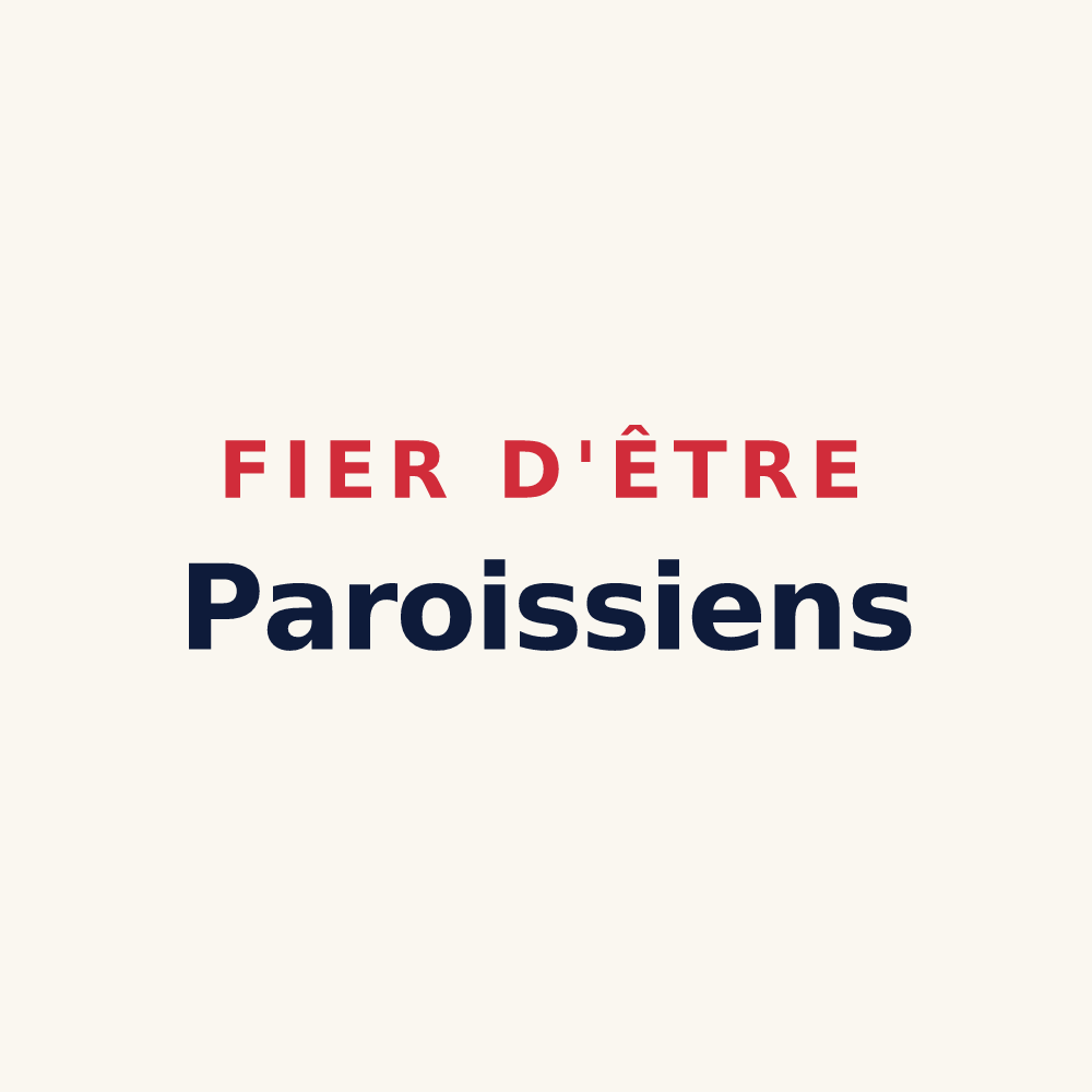 Tasse « Fier d'être Paroissiens » — design pour Paroy-sur-Saulx