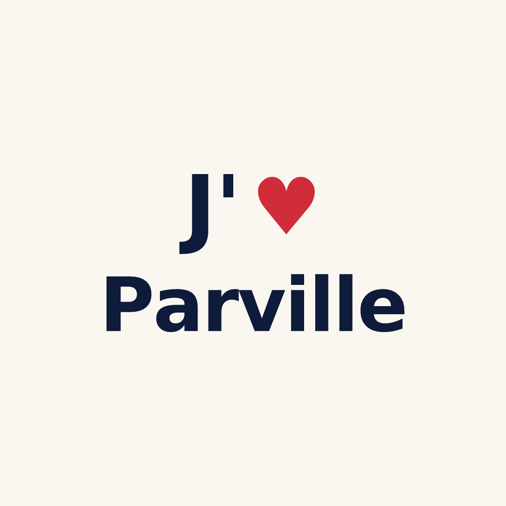 Tasse personnalisée Parville — design J'aime Parville