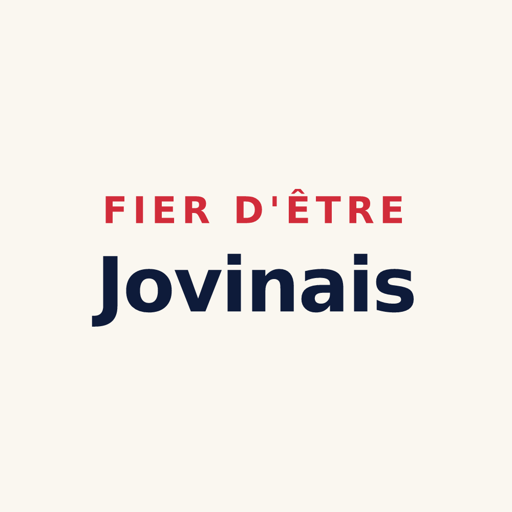 Tasse « Fier d'être Jovinais » — design pour Pas-de-Jeu