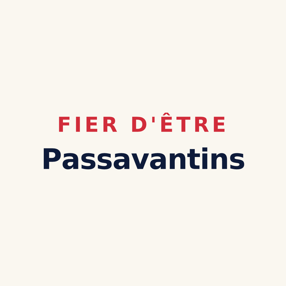 Tasse « Fier d'être Passavantins » — design pour Passavant-en-Argonne