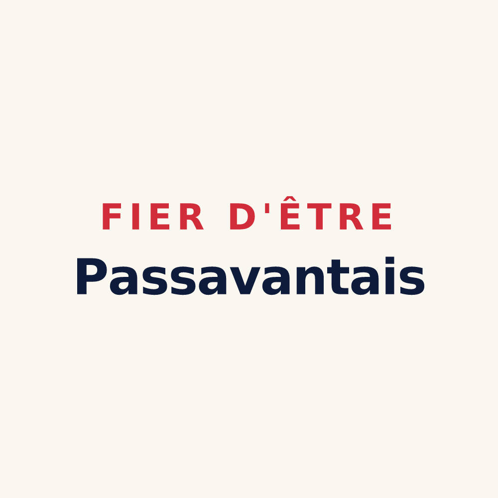 Tasse « Fier d'être Passavantais » — design pour Passavant-sur-Layon