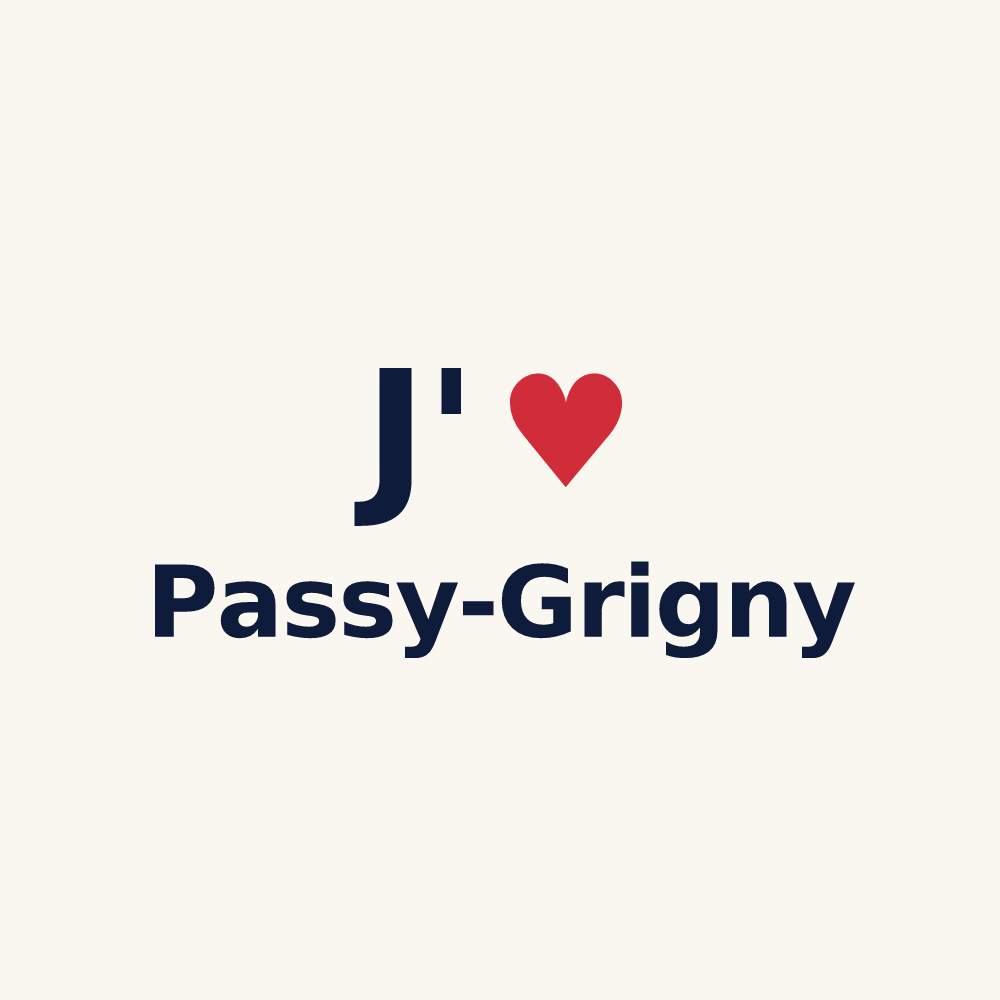 Tasse personnalisée Passy-Grigny — design J'aime Passy-Grigny
