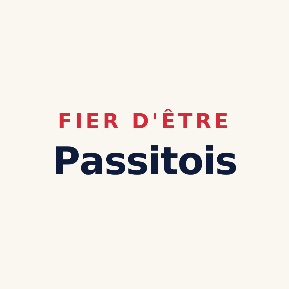 Tasse « Fier d'être Passitois » — design pour Passy-sur-Seine
