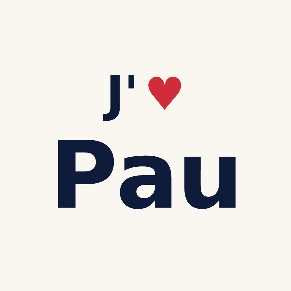 Tasse personnalisée Pau — design J'aime Pau