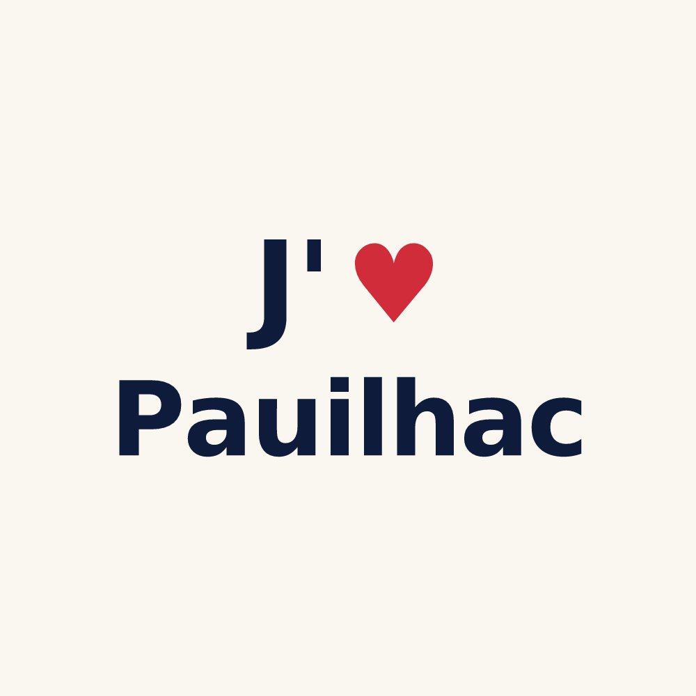 Tasse personnalisée Pauilhac — design J'aime Pauilhac