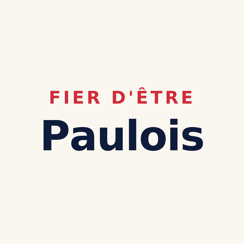 Tasse « Fier d'être Paulois » — design pour Paule