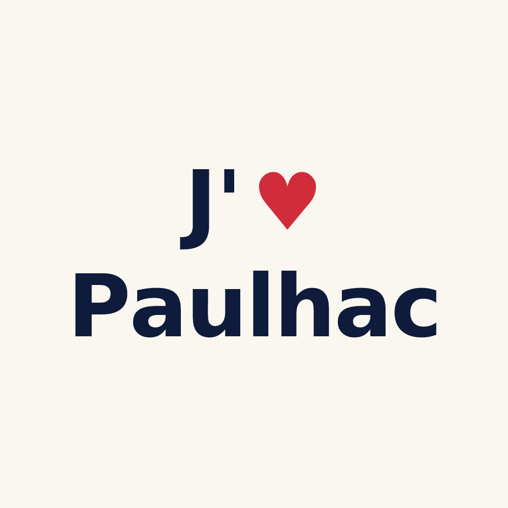 Tasse personnalisée Paulhac — design J'aime Paulhac