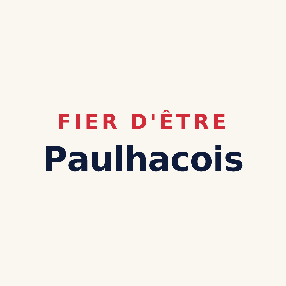 Tasse « Fier d'être Paulhacois » — design pour Paulhac
