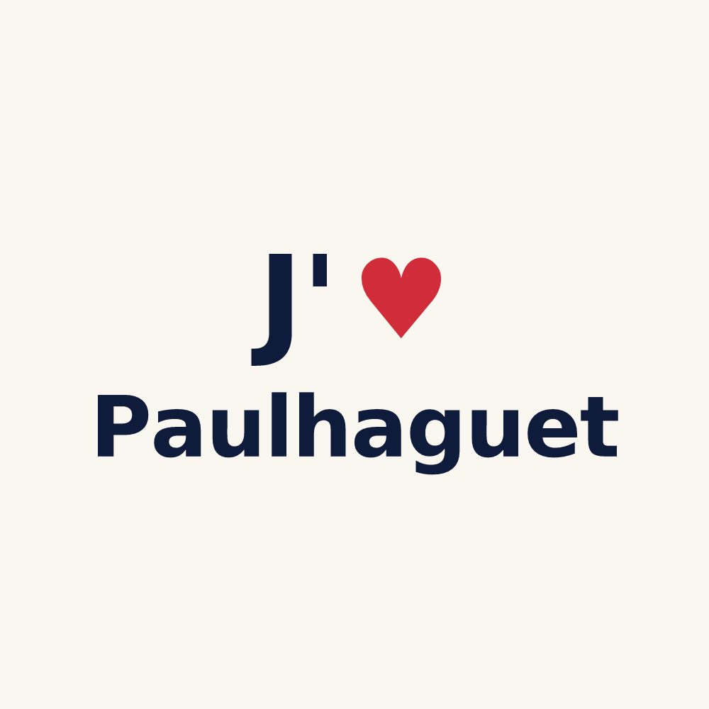 Tasse personnalisée Paulhaguet — design J'aime Paulhaguet