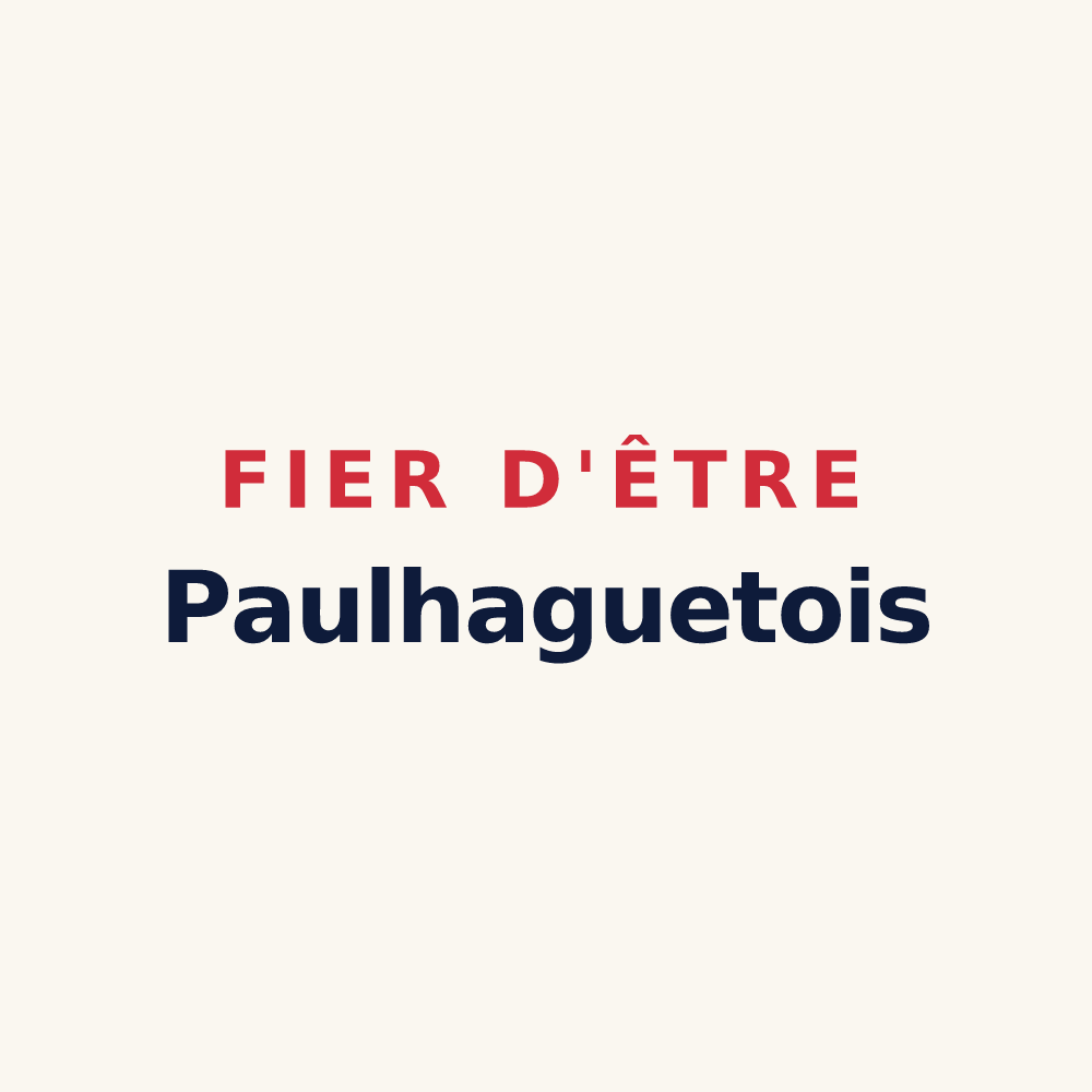 Tasse « Fier d'être Paulhaguetois » — design pour Paulhaguet