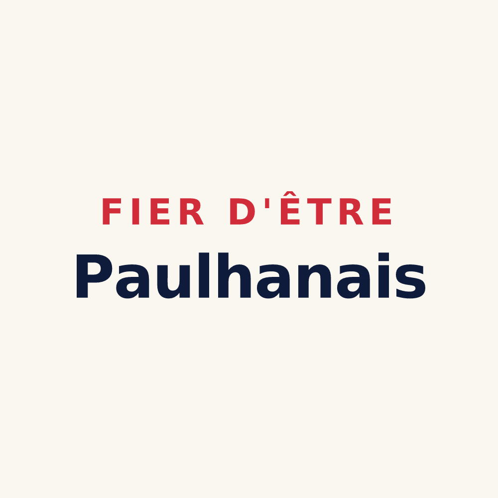 Tasse « Fier d'être Paulhanais » — design pour Paulhan