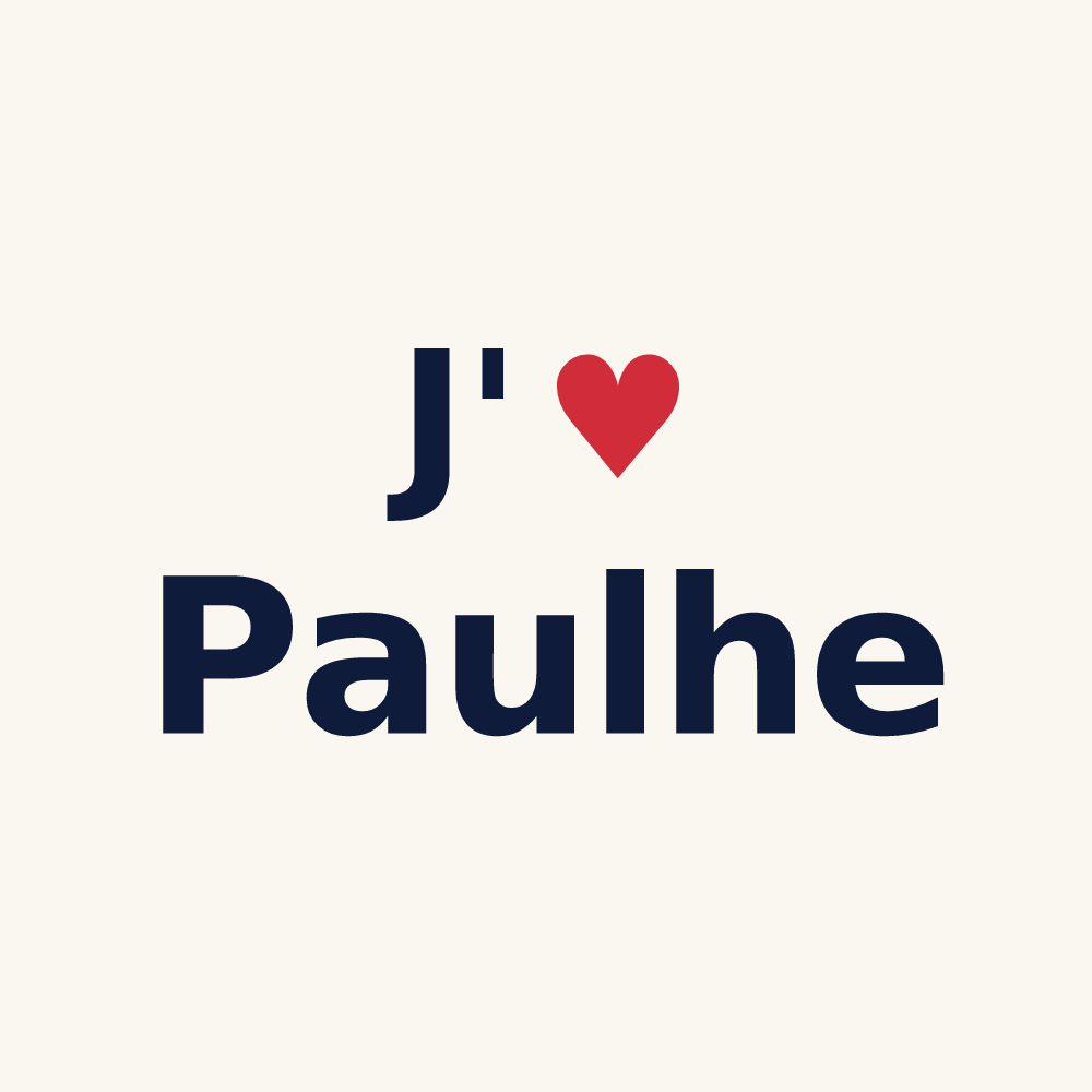 Tasse personnalisée Paulhe — design J'aime Paulhe