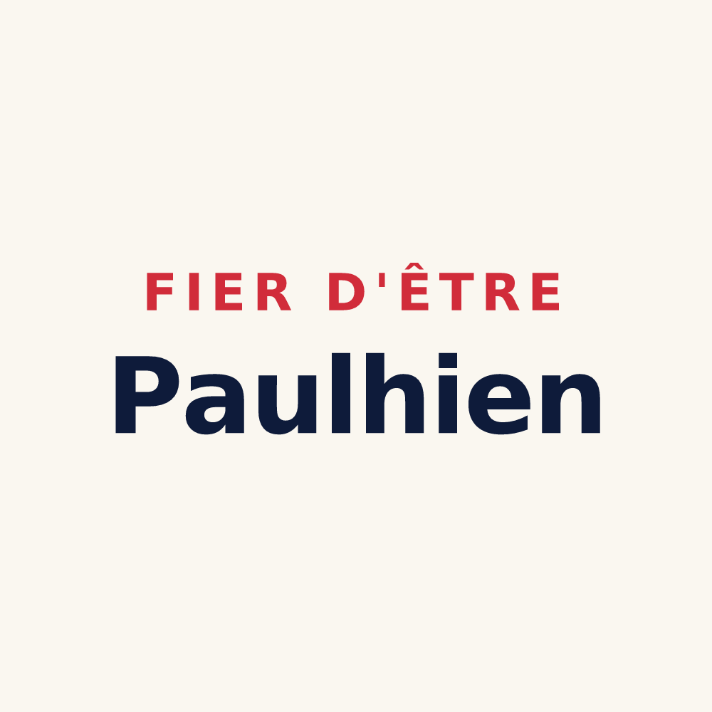 Tasse « Fier d'être Paulhien » — design pour Paulhe
