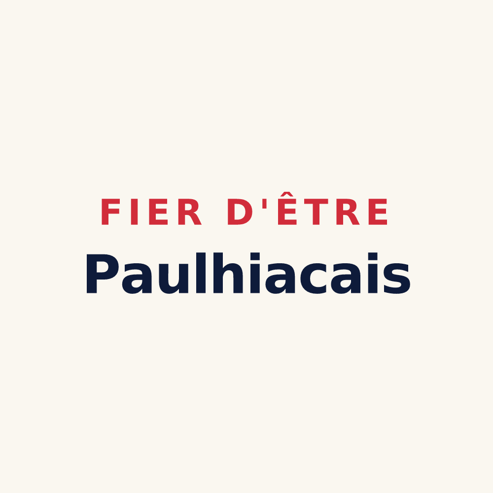 Tasse « Fier d'être Paulhiacais » — design pour Paulhiac