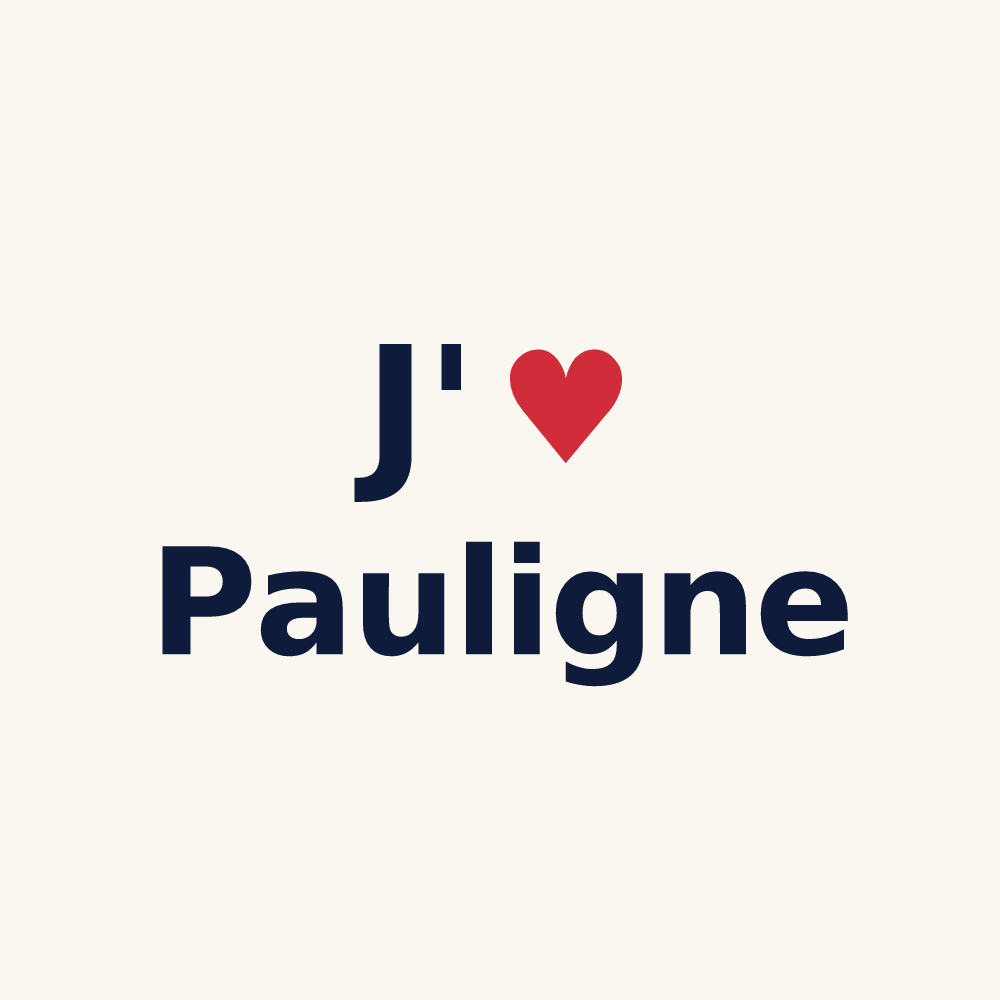 Tasse personnalisée Pauligne — design J'aime Pauligne