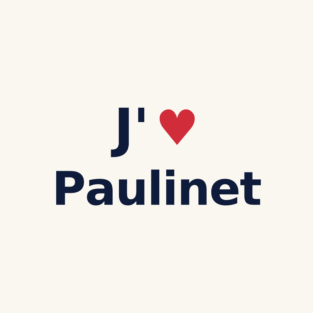Tasse personnalisée Paulinet — design J'aime Paulinet