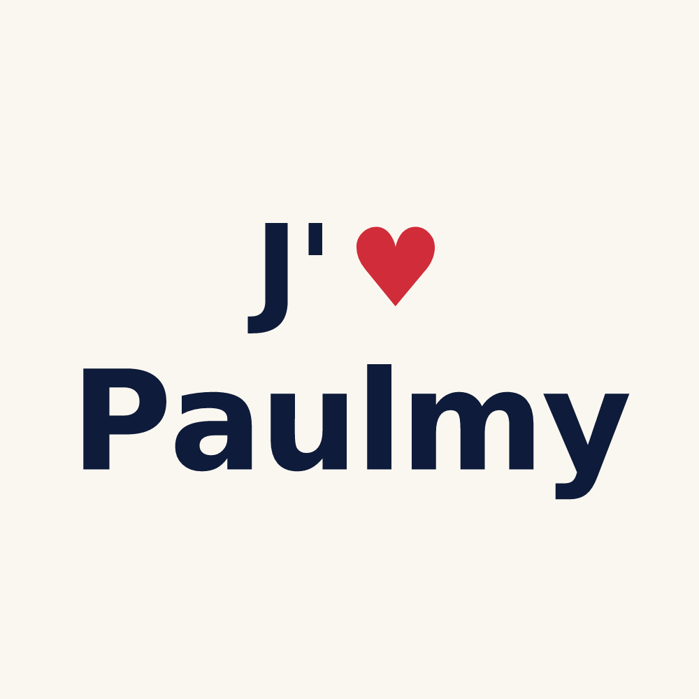 Tasse personnalisée Paulmy — design J'aime Paulmy