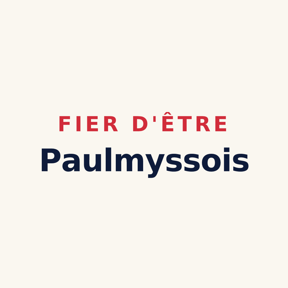 Tasse « Fier d'être Paulmyssois » — design pour Paulmy