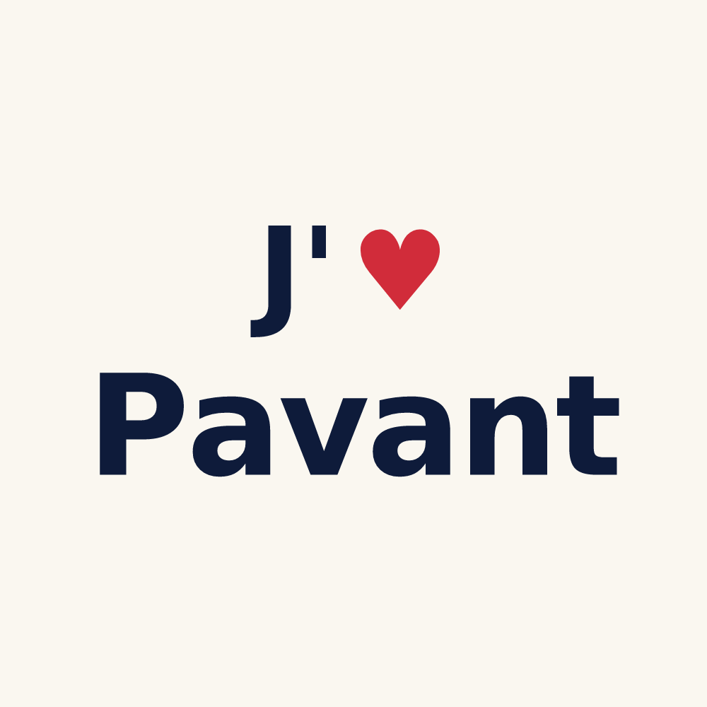 Tasse personnalisée Pavant — design J'aime Pavant