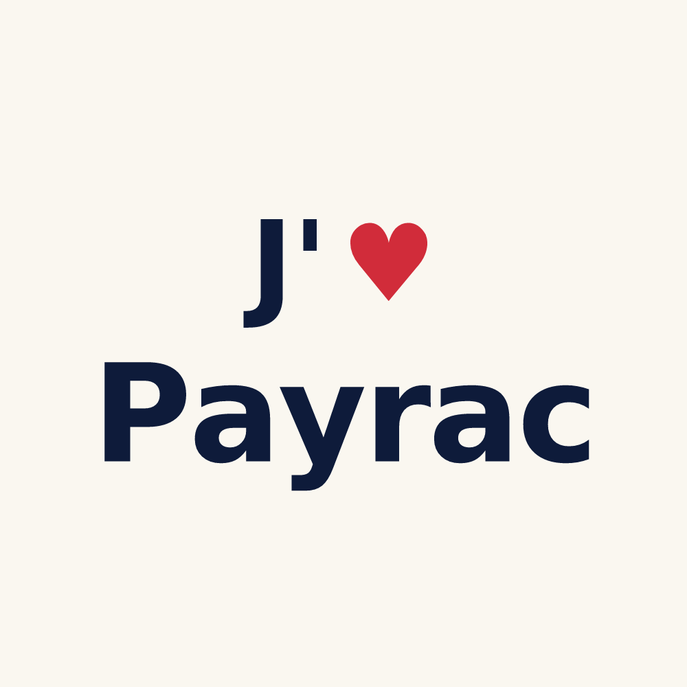 Tasse personnalisée Payrac — design J'aime Payrac