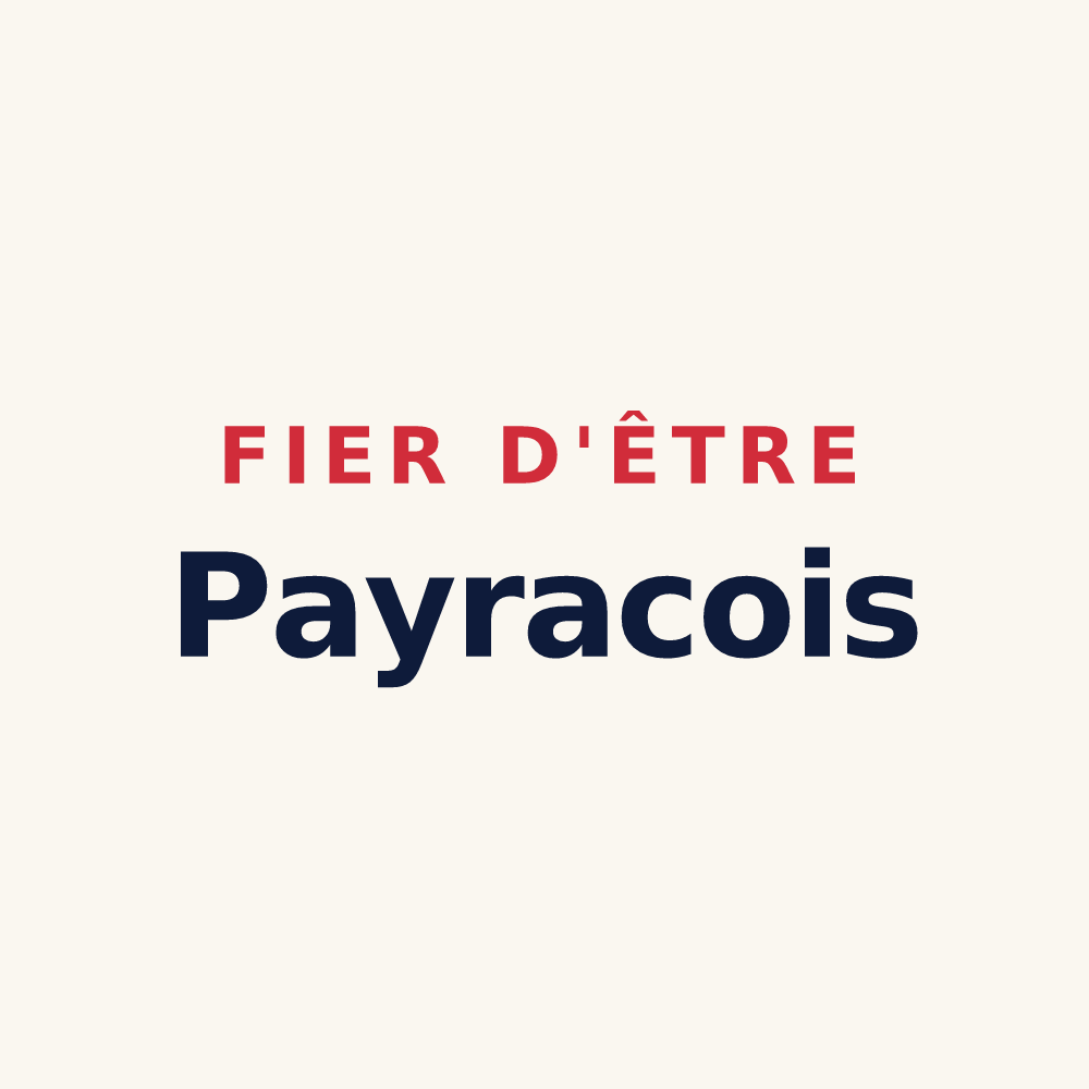 Tasse « Fier d'être Payracois » — design pour Payrac