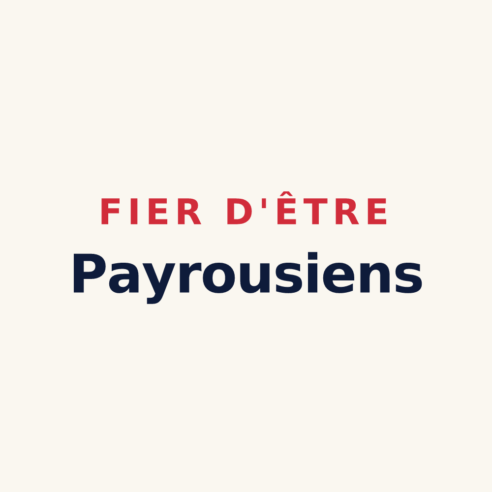 Tasse « Fier d'être Payrousiens » — design pour Payroux