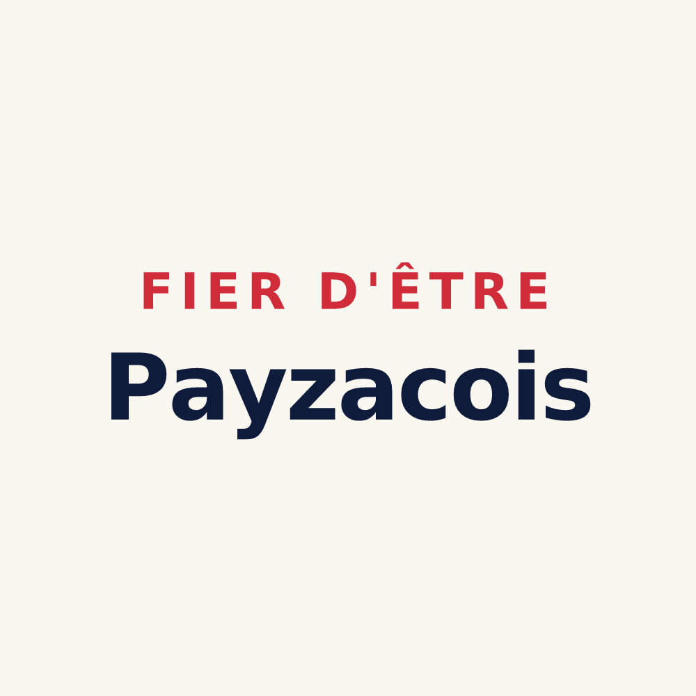 Tasse « Fier d'être Payzacois » — design pour Payzac