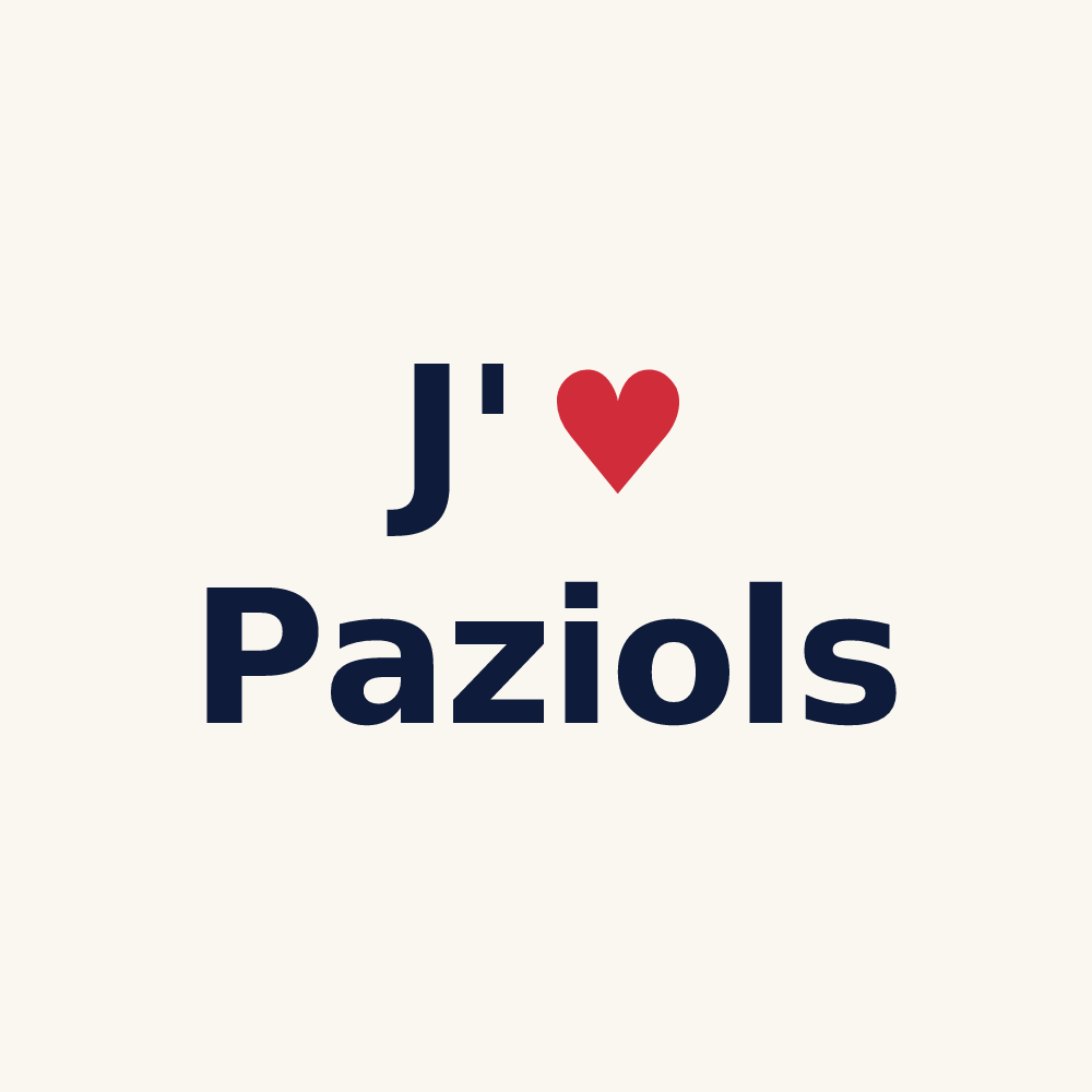 Tasse personnalisée Paziols — design J'aime Paziols