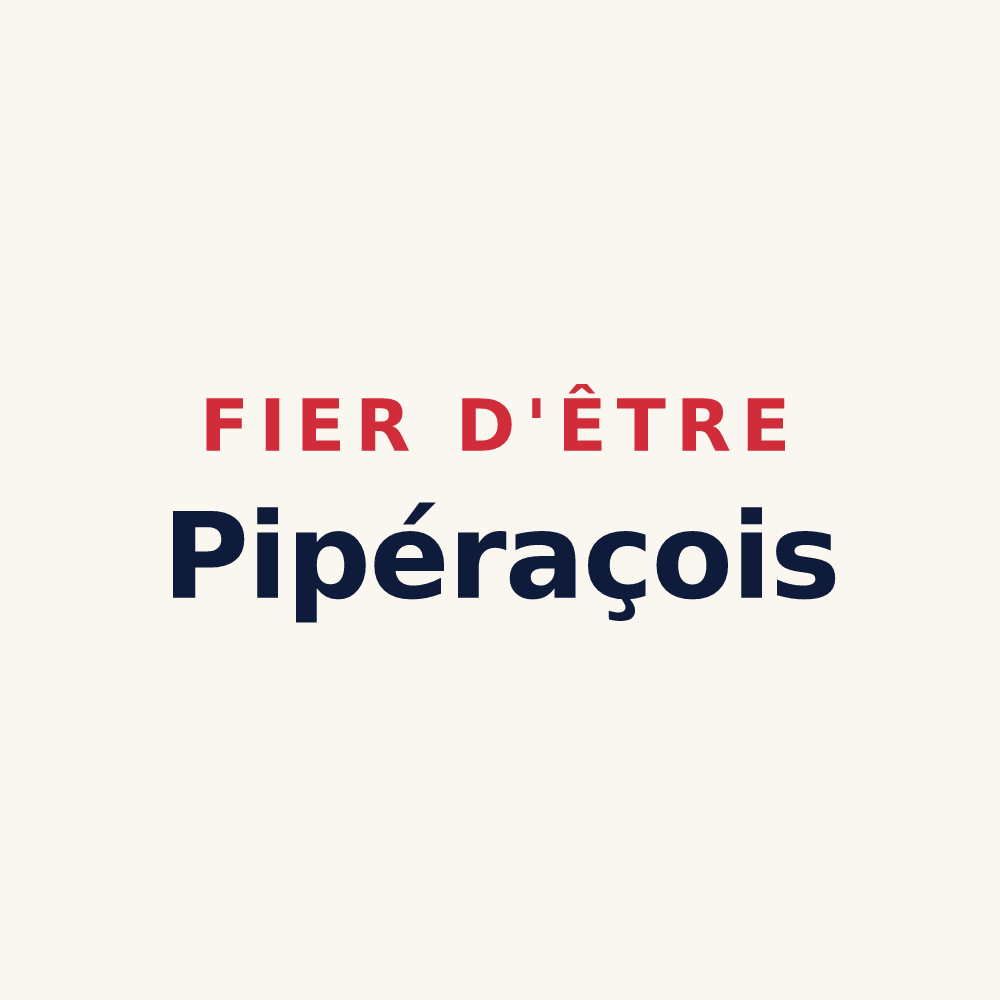 Tasse « Fier d'être Pipéraçois » — design pour Pébrac