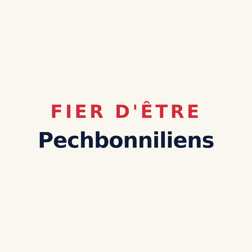 Tasse « Fier d'être Pechbonniliens » — design pour Pechbonnieu