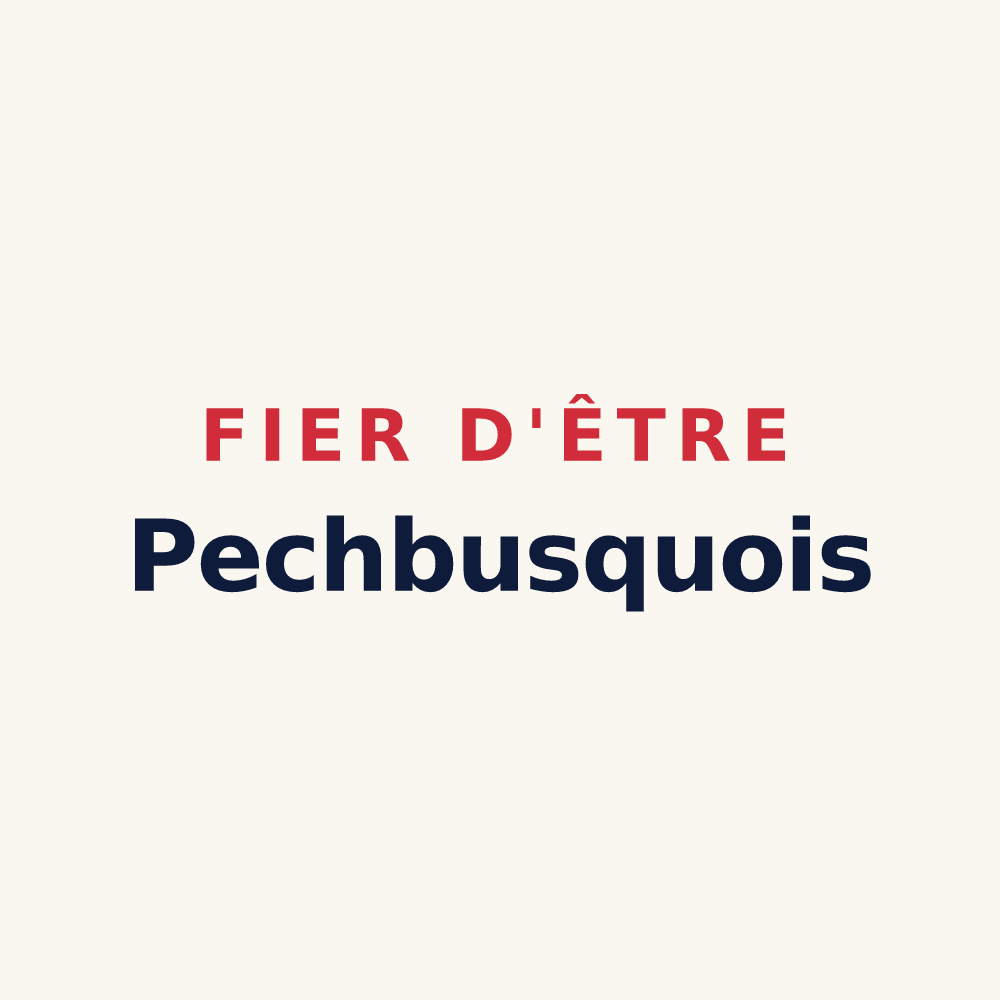 Tasse « Fier d'être Pechbusquois » — design pour Pechbusque