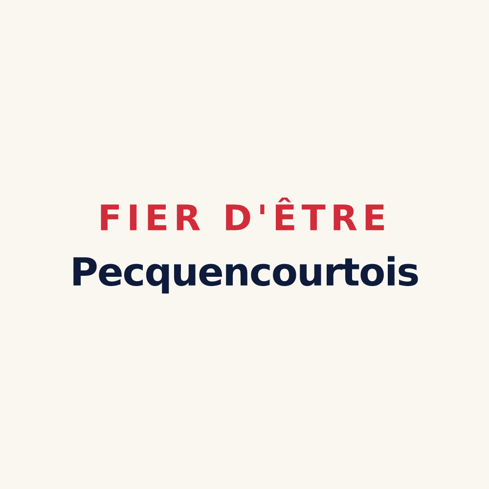 Tasse « Fier d'être Pecquencourtois » — design pour Pecquencourt