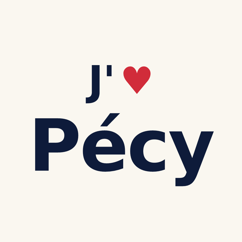Tasse personnalisée Pécy — design J'aime Pécy