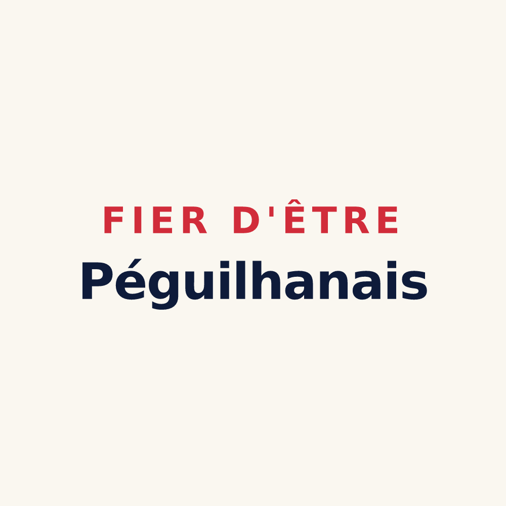 Tasse « Fier d'être Péguilhanais » — design pour Péguilhan