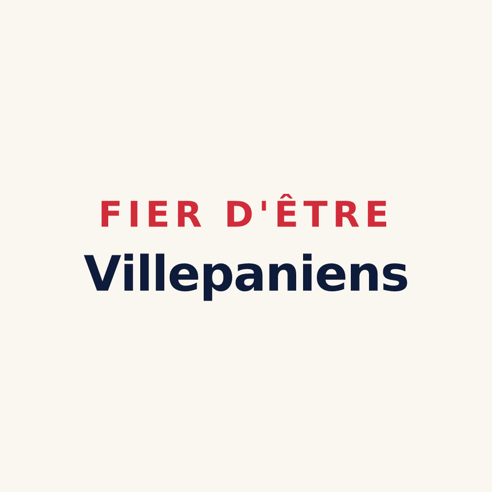 Tasse « Fier d'être Villepaniens » — design pour Peigney
