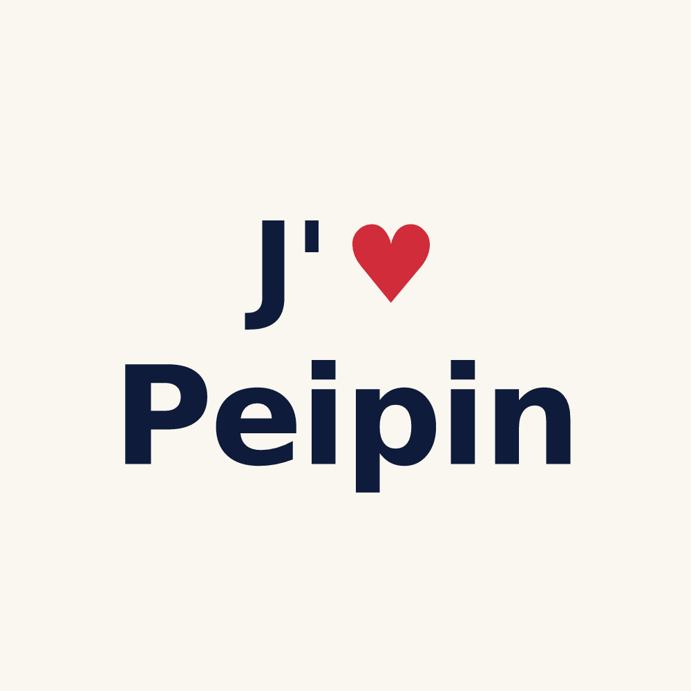 Tasse personnalisée Peipin — design J'aime Peipin