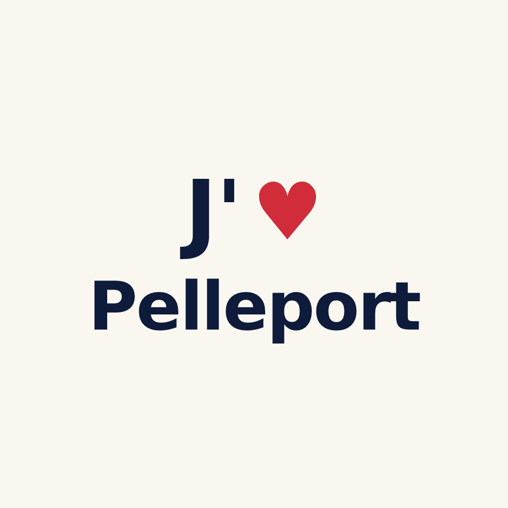 Tasse personnalisée Pelleport — design J'aime Pelleport