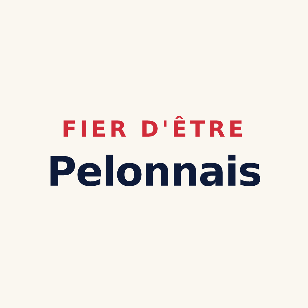 Tasse « Fier d'être Pelonnais » — design pour Pelonne