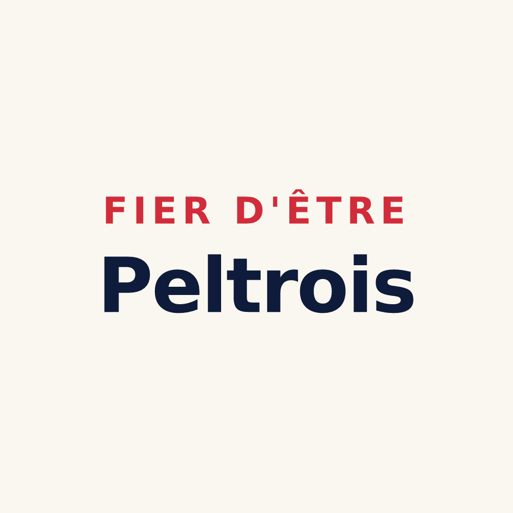 Tasse « Fier d'être Peltrois » — design pour Peltre