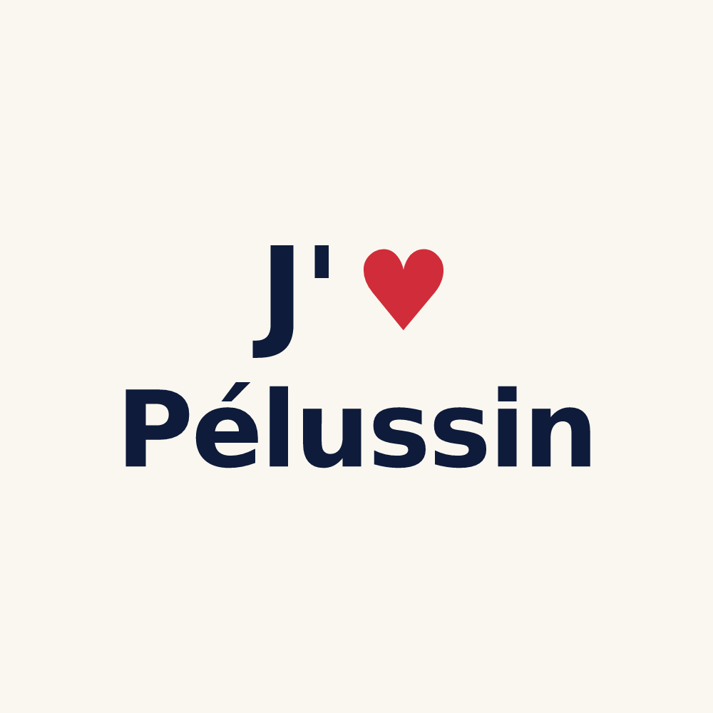 Tasse personnalisée Pélussin — design J'aime Pélussin