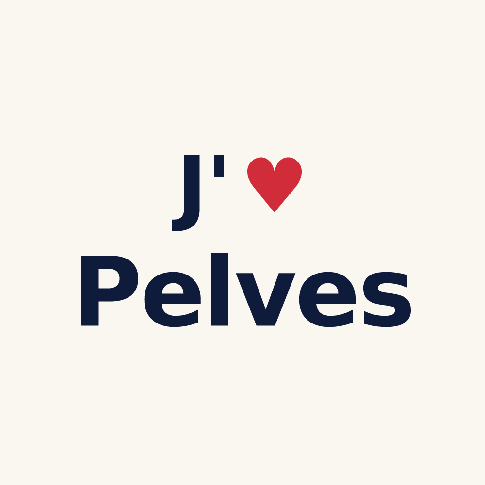 Tasse personnalisée Pelves — design J'aime Pelves