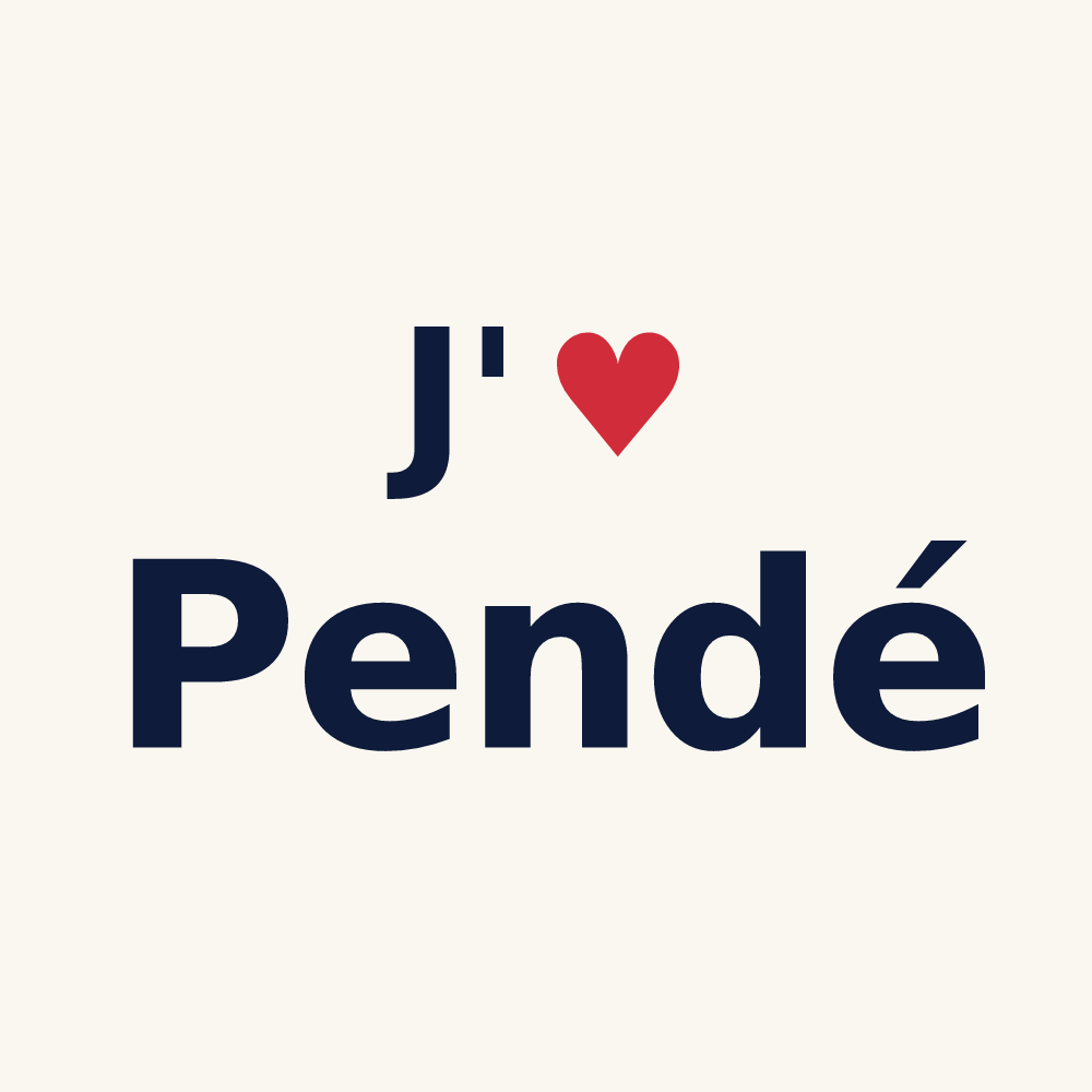 Tasse personnalisée Pendé — design J'aime Pendé