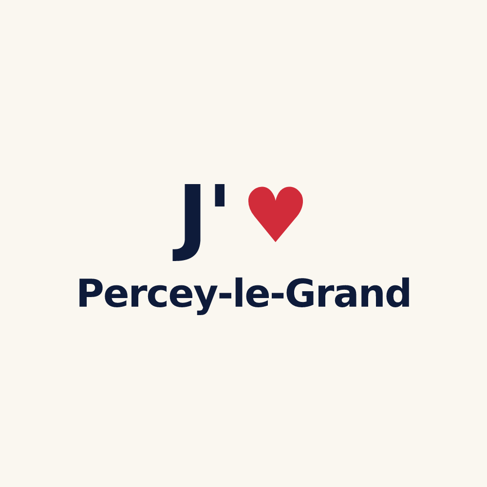 Tasse personnalisée Percey-le-Grand — design J'aime Percey-le-Grand